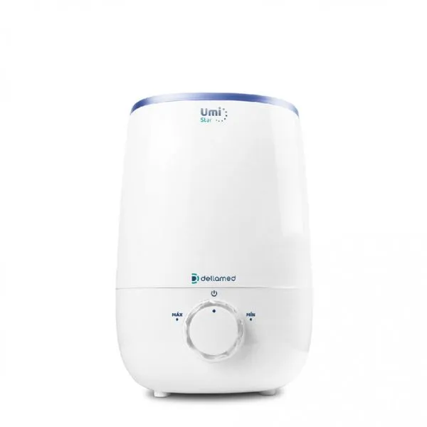 Umidificador de Ar Ultrassônico 3,4 Litros Umi Star Dellamed Branco / Bivolt