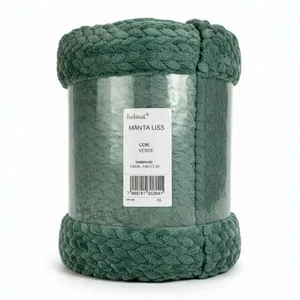 Manta Casal Habitat Liss 200x220cm Verde (MP)