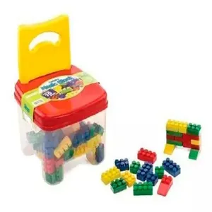 Cadeira Infantil Magic Blocos Simotoys 70 Peças R090 (MP)