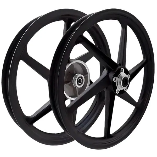 Aro Liga Leve BHD Titan 150 2014 A 2015 / Titan 160 ESD 2015 A 2024 Freio A Disco Mod 6 Pontas Preto (MP)