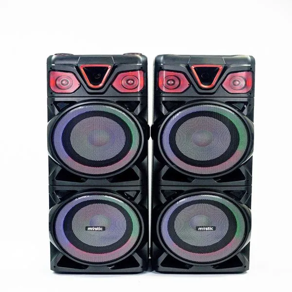 Caixa de Som Amplificada Mystic 100W X2 Bluetooth Com Microfone Sem Fio My-Ps799T (MP)