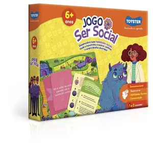 Jogo Educativo - Jogo Ser Social - 01 à 02 Jogadores - Toyster