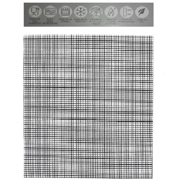 Manta Antiaderente Perfurada Retangular Allonsy Cromus 30x40cm (MP)