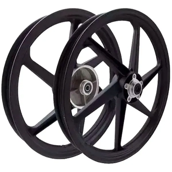 Aro Liga Leve BHD Ducar DJ110 Freio A Disco 6 Pontas Preto (MP)