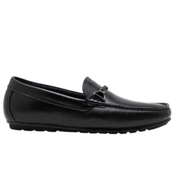 Sapato Mocassim Masculino N° 41 Democrata Couro Tom Preto (MP)