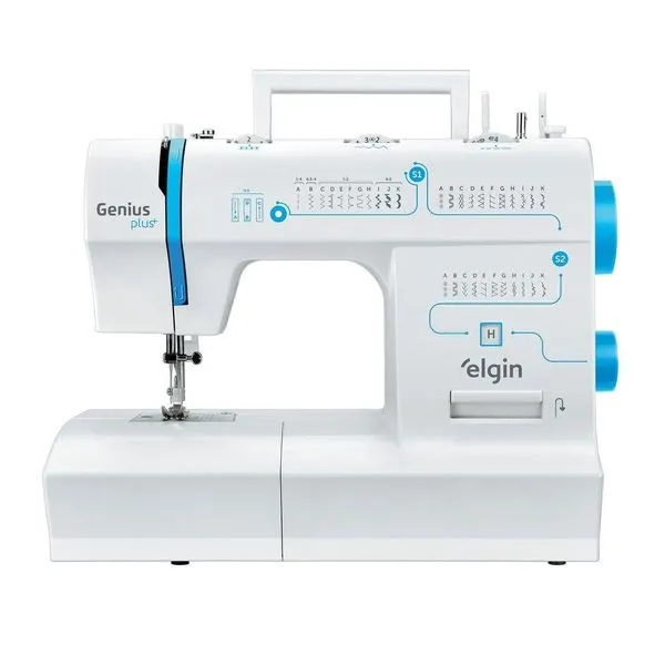 Máquina De Costura Genius Plus 31 Pontos Elgin 110V
