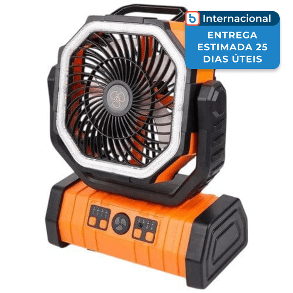 Ventilador Portátil Jone 20.000mAh Laranja J-MBI