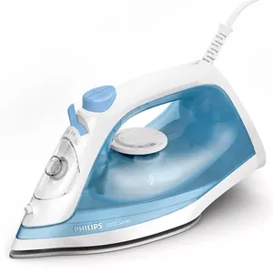 Ferro a Vapor Philips Walita Base Antiaderente Sistema Calc-clean 1600W Branco/Azul 220V