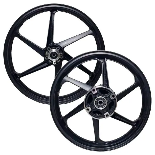 Aro Liga Leve BHD NXR160 Bros E XRE190 ESDD 2015 A 2024 Freio A Disco Mod 6 Pontas Preto (MP)