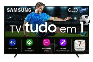 Smart TV Samsung 55” 4K QLED Ultra QN55Q7FAAGXZD Controle por Gestos Processador com AI Xbox Cloud Gaming