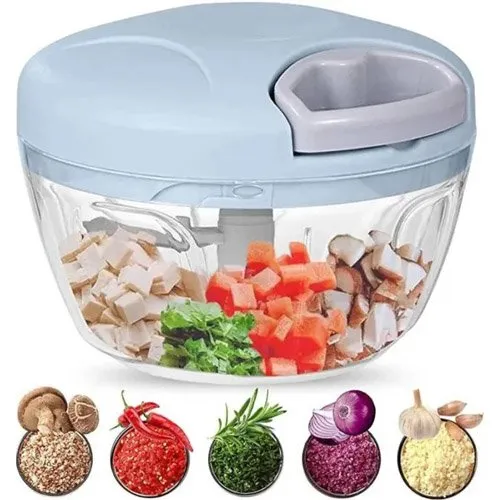 Triturador e Misturador Manual de Alimentos Lovfe 900ml Cinza KS048 E-BI