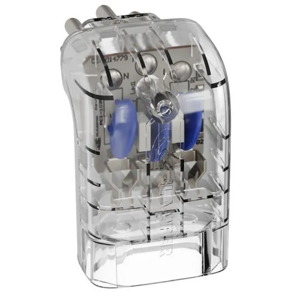 DPS - 1 tomada - iClamper Pocket Fit (3P - 10A) - Transparente - 15407