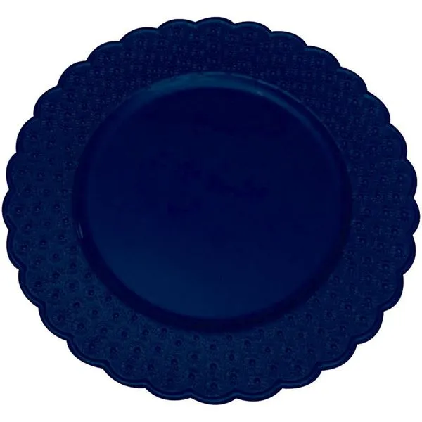 Sousplat Class Home Floral Azul - 997