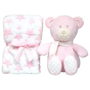Kit Presenteável Buba Ursinho Com Matinha Soninho Rosa Único
