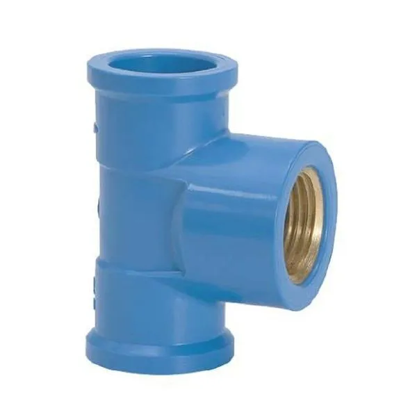 Tee Azul 20mm X 1-2'' Pvc Pn 750 Kpa - Amanco