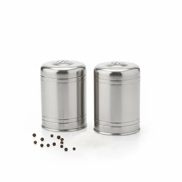 Jogo De Saleiro E Pimenteiro Kennedy 2 Peças Inox (MP)