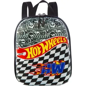 Mochila Pequena Maxtoy Hot Wheels Preto Único