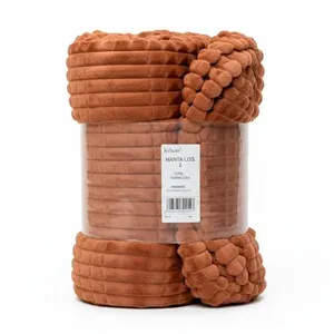 Manta Queen Habitat Liss 2 220x240cm Terracota (MP)