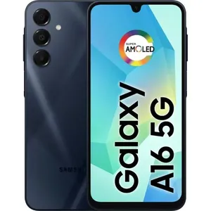 Smartphone Samsung Galaxy A16 5G 256GB + 8GB de RAM Tela 6.7” FHD+ Super AMOLED Câmera de 50MP - Azul Escuro