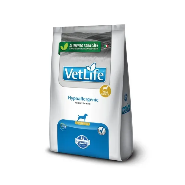Ração Vet Life Natural Mini Canine Hypoallergenic 10,1kg