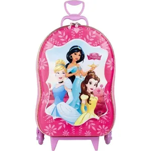 Mochila de Rodinhas 3D Maxtoy Princesas Rosa Único