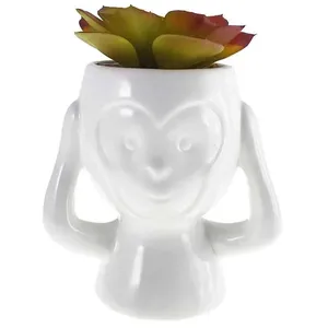 Planta Com Vaso Noritex Branco 567-49231