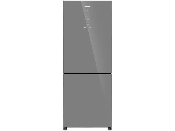 Geladeira/Refrigerador Panasonic Frost Free Duplex Inverse Espelhada 450L BB65 Diamond Glass