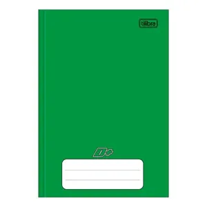 Caderno Brochurão Tilibra Capa Dura Verde 96 Folhas