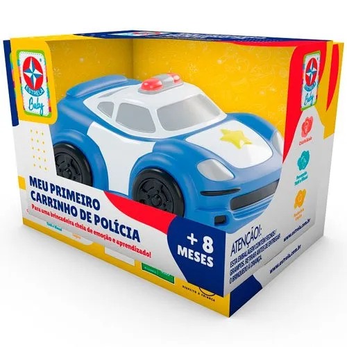 Carro Estrela Meu Primeiro Carrinho De Polícia - 1001109000049