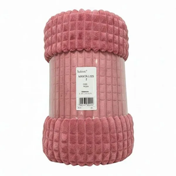Manta Casal Habitat Liss 2 200x220cm Rosa (MP)