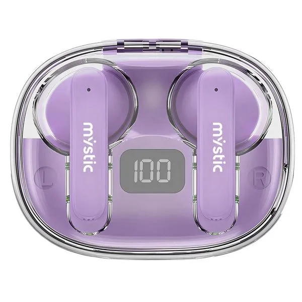 Fone De Ouvido Bluetooth Mystic Wind Lilás MY-E86-ENC-P (MP)