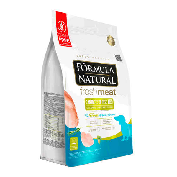 Ração Fórmula Natural Fresh Meat Controle de Peso Cães Mini e Pequeno Frango 2,5 kg