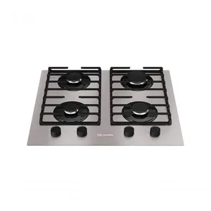 Fogão Cooktop 4 Bocas Ultra Chama MCG4BL Grade Dupla Mesa De Alumínio Mueller Bivolt