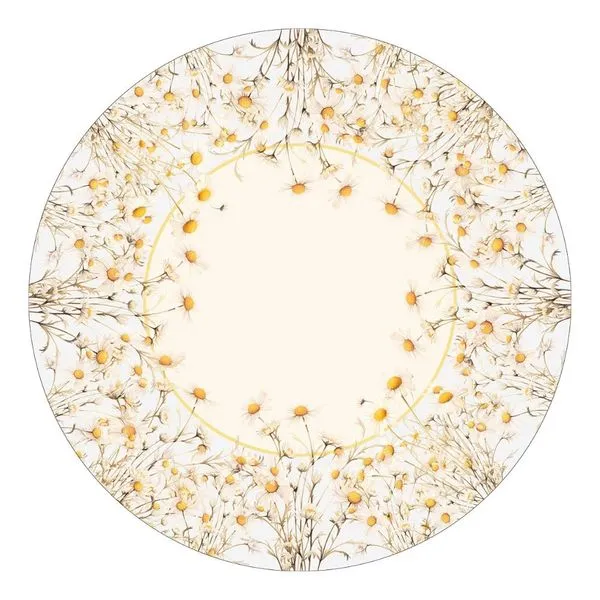 Toalha De Mesa NSW Decor 152x152cm Margarida 62214 (MP)
