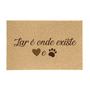 Tapete Vinil Lar é Onde Existe Pet Kapazi Único