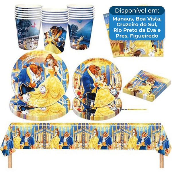 Kit Festa Renbangus Princesa Belle A-BI