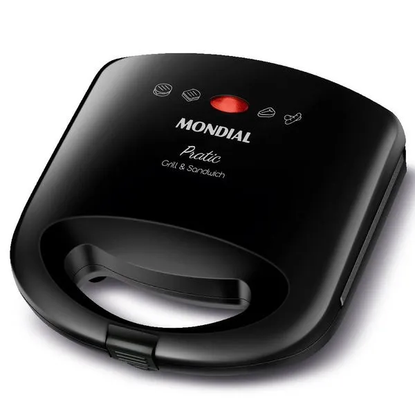 Sanduicheira Grill Mondial SN01 Preta 127V