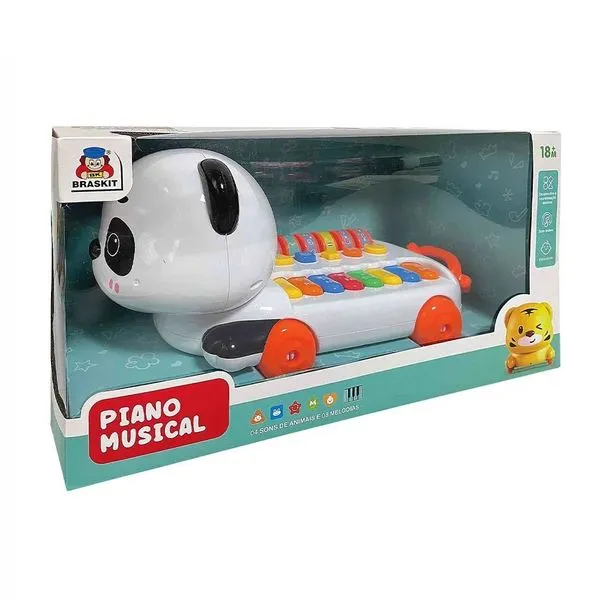 Piano Musical Infantil Braskit Panda 20244 (MP)