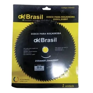 Disco Para Roçadeira OK! Brasil 255x1,5x80D (MP)