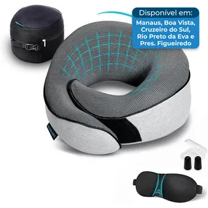 Travesseiro Lucear Pillow Neck Cinza A-BI