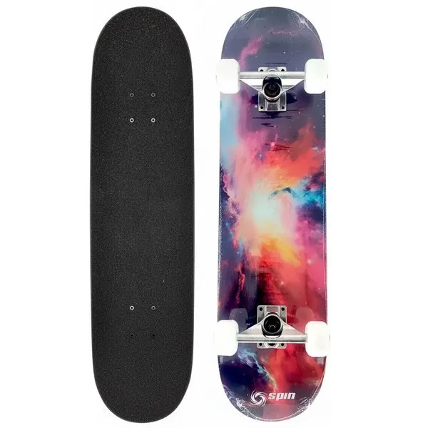 Skate Infantil CKS Uni YK-Uni Preto E Vermelho