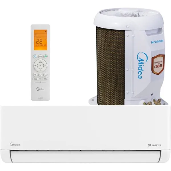 Ar-Condicionado Split 12.000 BTUs Springer Midea Airvolution Inverter 220V 42EFVCA12M5/38TAVCA12M5