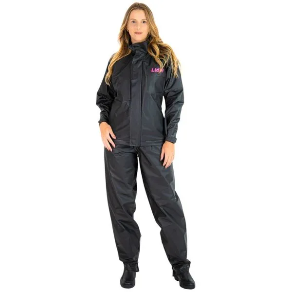 Conjunto Capa De Chuva Protercapas PVC Feminino G Lider (MP)