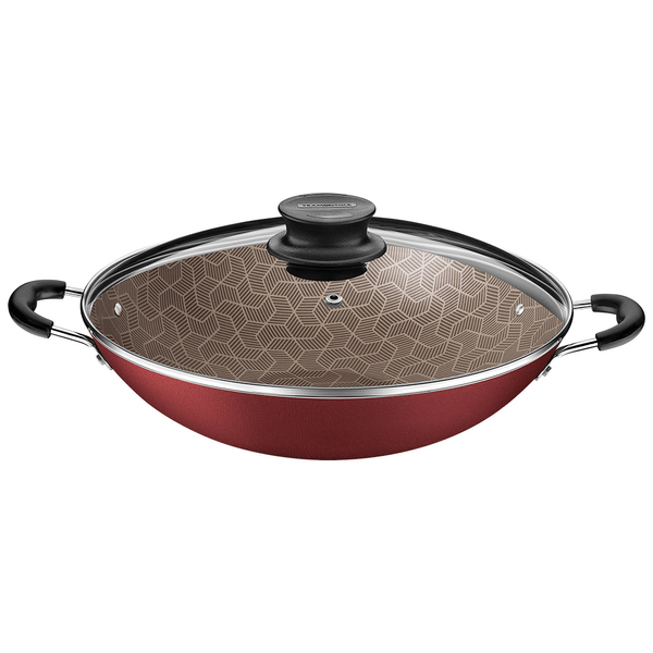Panela Wok Paris Tramontina, Antiaderente Starflon Max, 6 L, Alumínio, Vermelha - 28545/736 Panela Wok Paris Tramontina, Antiaderente Starflon Max, 6 L, Alumínio, Vermelha - 28545/736