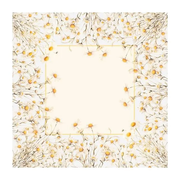 Toalha De Mesa NSW Decor 140x140cm Margarida 62214 (MP)