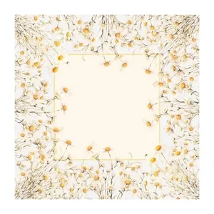 Toalha De Mesa NSW Decor 140x140cm Margarida 62214 (MP)
