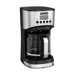 Cafeteira Filtro Digital Arno New Element com 1,8L Tubo misturador e Funções Programáveis CFNE Cafeteira Arno New Element CFNE - 220V