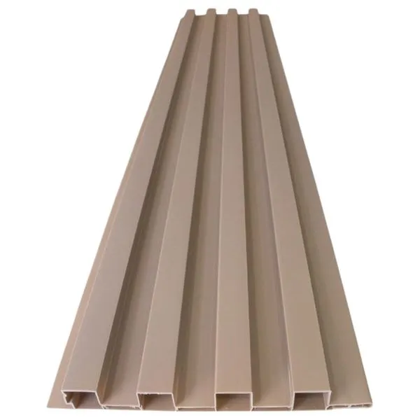 Painel Ripado Em PVC Plasmeg 300X20X2cm Bege Siena Peça 0,6m² (MP)