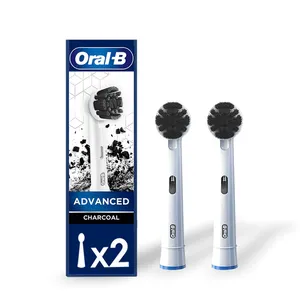 Refil Escova Dental Elétrica Oral-B Advanced Charcoal 2 Unidades