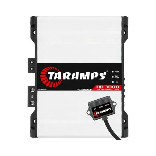 Módulo Amplificador Automotivo Full Range Taramps HD 3000 2 Ohms 3000W RMS (MP)